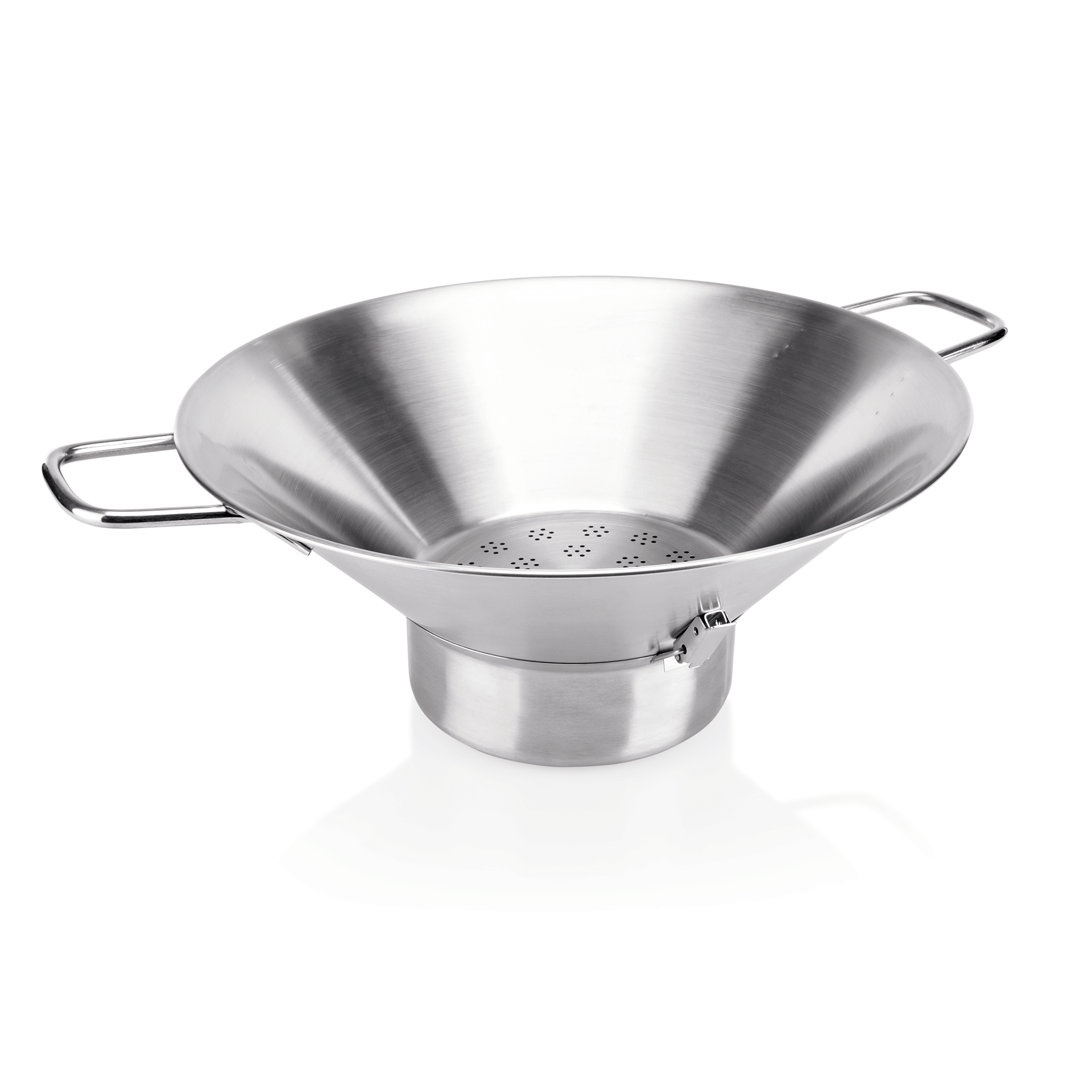 Pommes Frites Seiher, Ø 40 cm, Chromnickelstahl 
