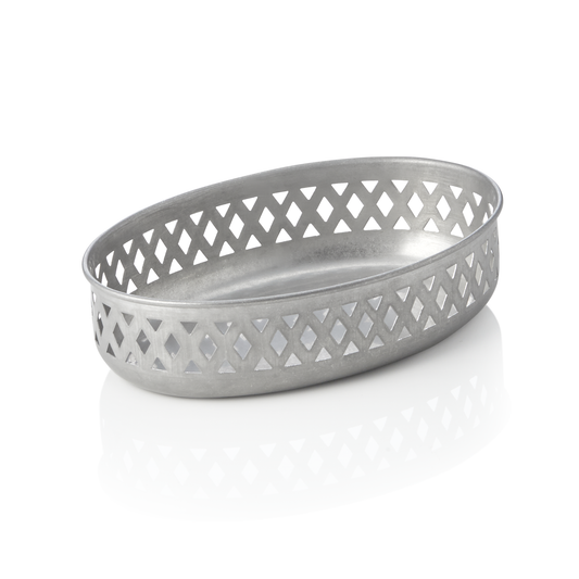 Brotschale STEEL & STYLE VINTAGE, 22 x 15 x 5,5 cm, Chromnickelstahl 