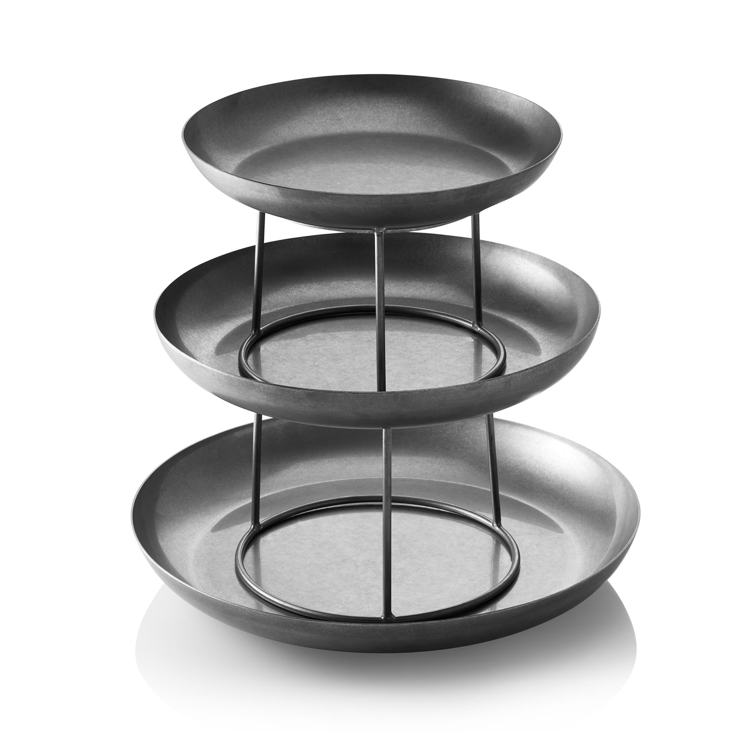 Gourmet Tower Vintage STEEL & STYLE, 3-stufig, Höhe 32 cm, Chromnickelstahl 