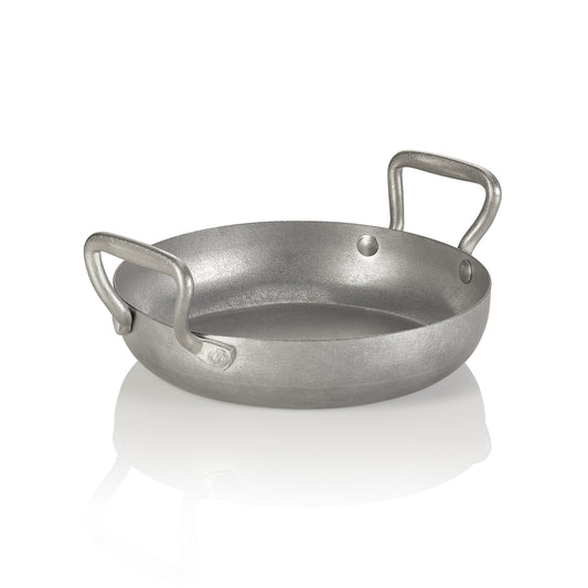 Servierpfanne STEEL & STYLE HERITAGE, Ø 22 cm, 1 ltr., Höhe 5 cm, Chromnickelstahl 18/8 