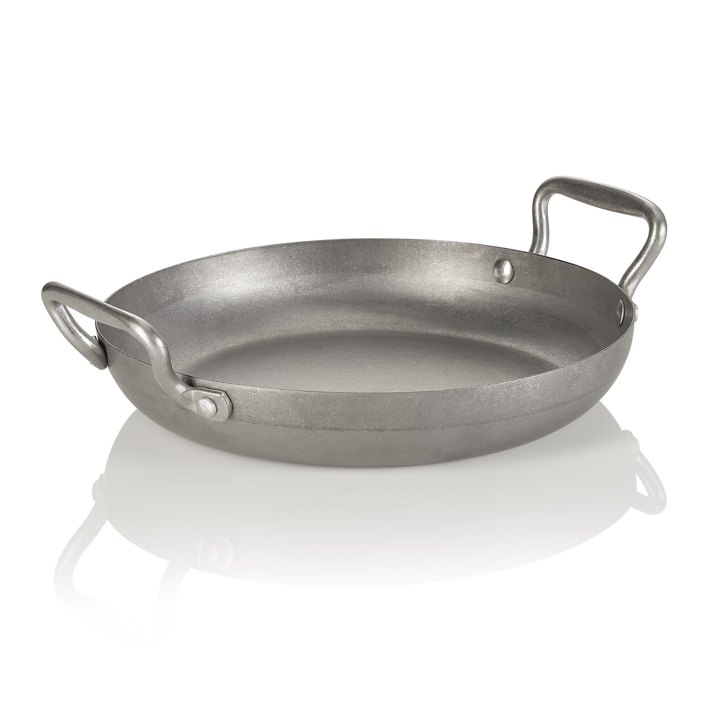 Servierpfanne STEEL & STYLE HERITAGE, Ø 28,5 cm, 1,7 ltr., Höhe 5 cm, Chromnickelstahl 18/8 