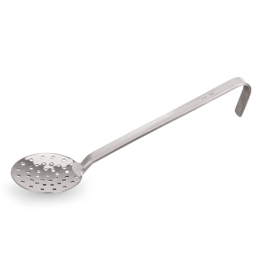 Schaumlöffel Kitchen Tool 2085, Ø 12 cm, 23 cm, Perforation Ø 4 mm, Chromnickelstahl 