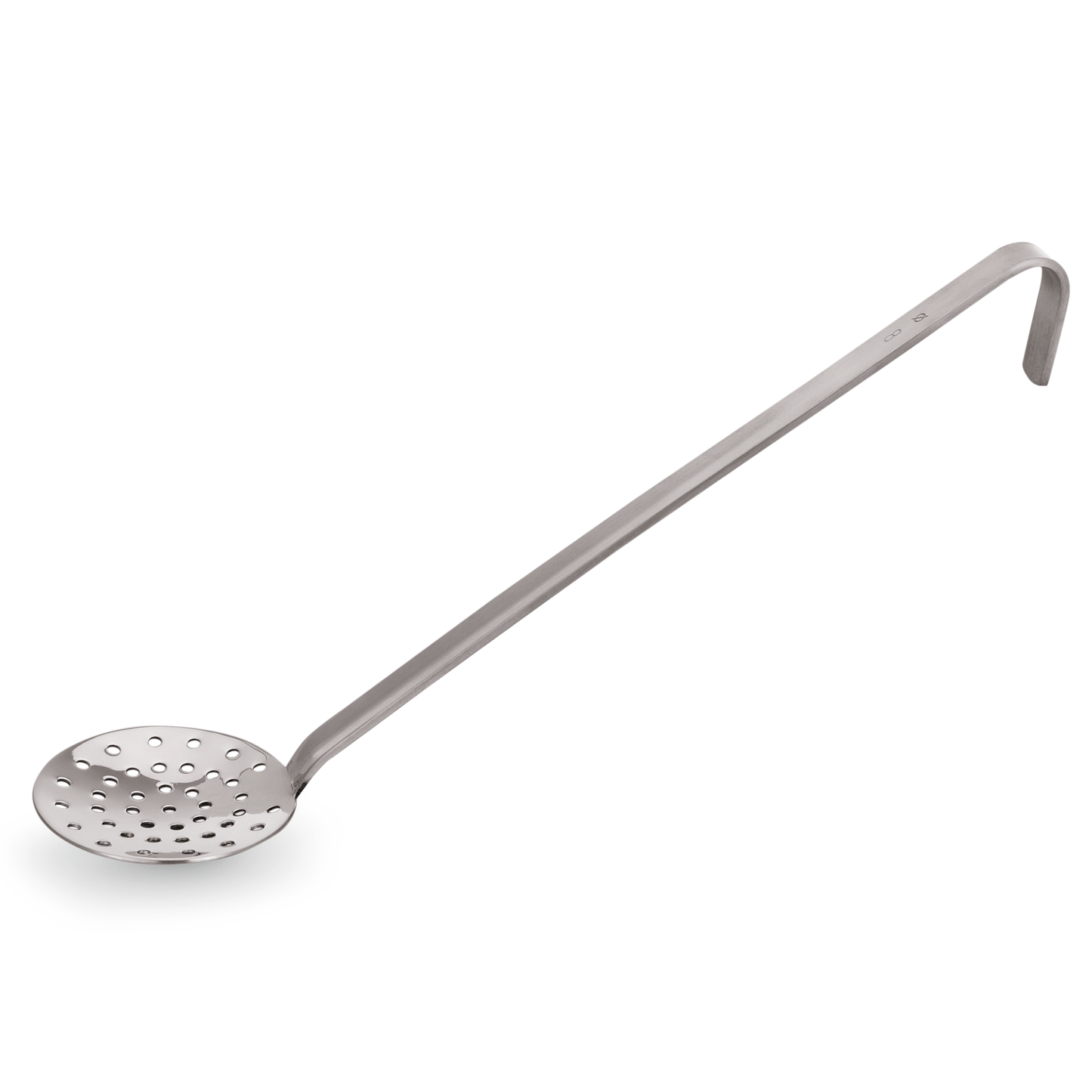 Schaumlöffel Kitchen Tool 2085, Ø 20 cm, 44 cm, Perforation Ø 4 mm, Chromnickelstahl 