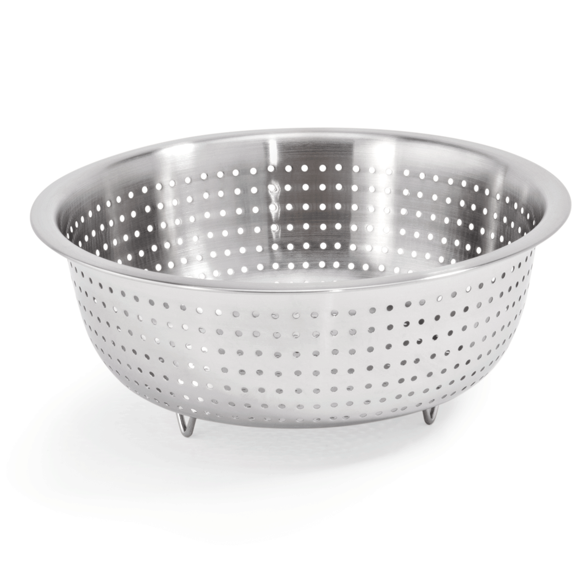 Seiher, Ø 40 cm, Perforierung Ø 3 mm, Chromnickelstahl 
