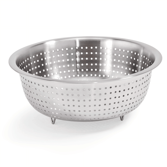 Seiher, Ø 40 cm, Perforierung Ø 3 mm, Chromnickelstahl 