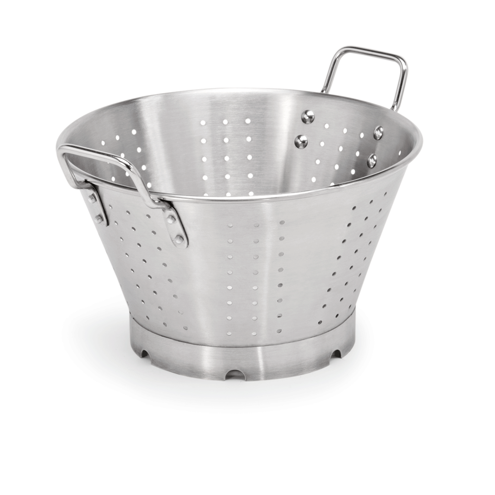 Seiher, Ø 50 cm, Perforierung Ø 5 mm, Chromnickelstahl 