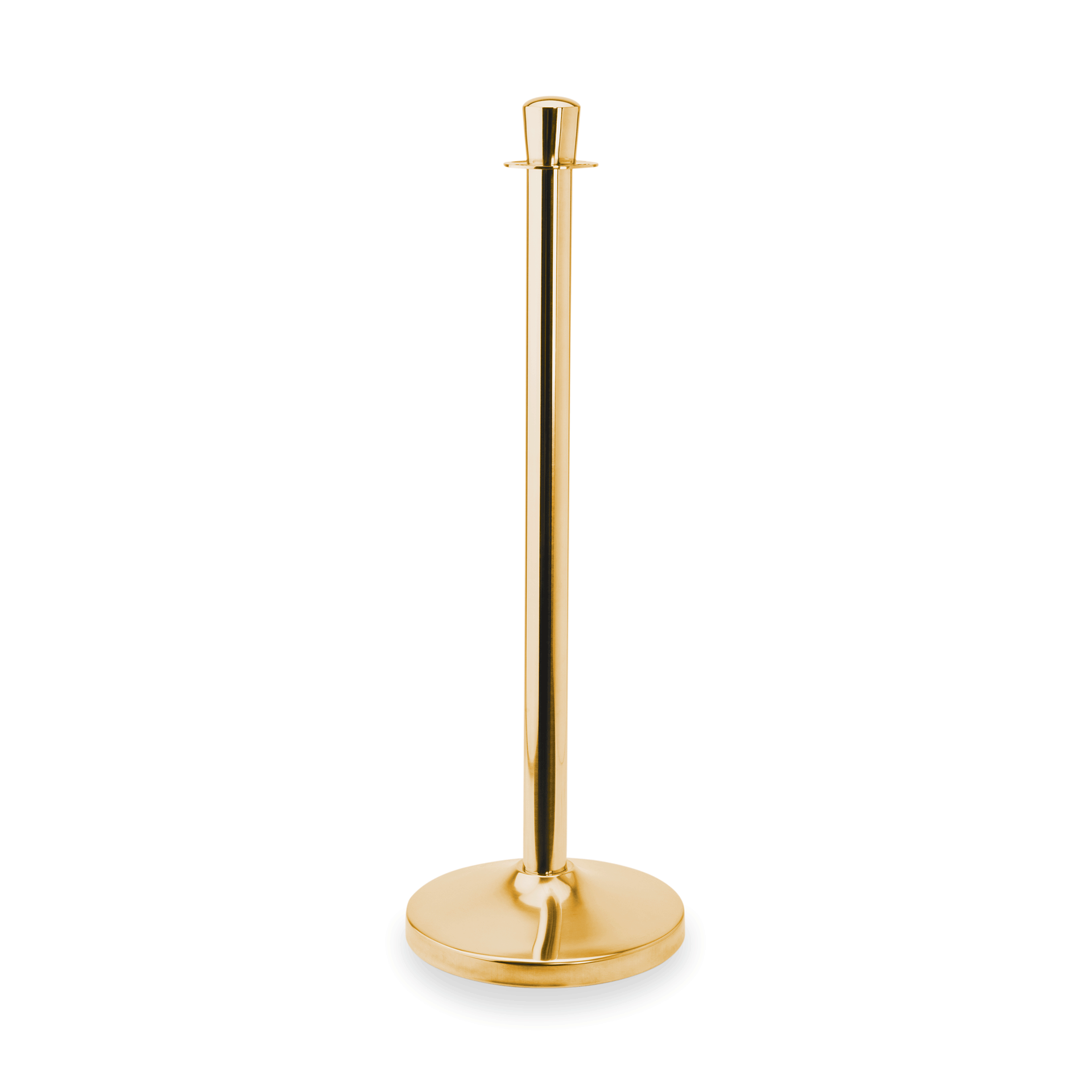 Abgrenzungspfosten Zylinder Set Classic, goldfarben, Set á 2 Stück, Edelstahl 