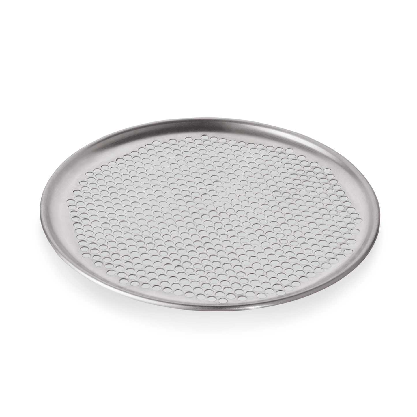 Pizzablech, Ø 33 cm, Perforierung Ø 6,5 mm, Aluminium 