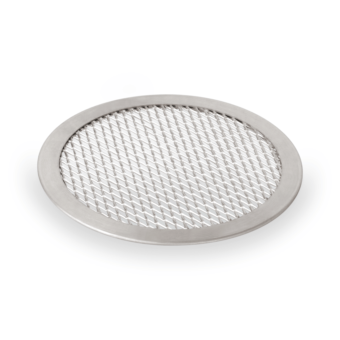Pizza Screen Set, Ø 50 cm, Perforierung 8 x 4 mm, Set á 10 Stück, Aluminium 