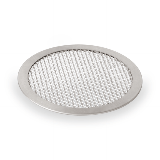 Pizza Screen Set, Ø 50 cm, Perforierung 8 x 4 mm, Set á 10 Stück, Aluminium 