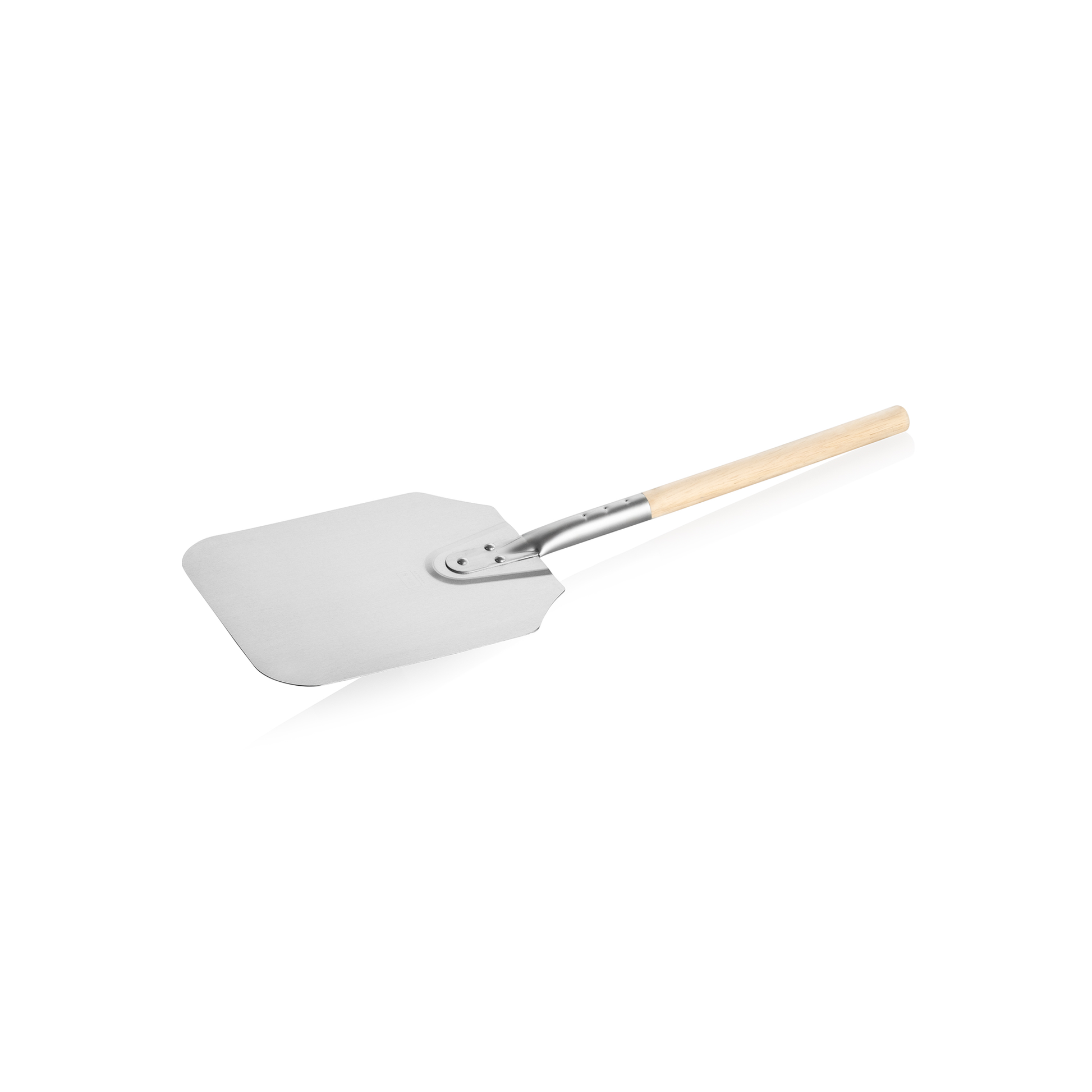 Pizzaschaufel, 100 cm, Schaufel 25 x 24 cm, Aluminium, Holz 