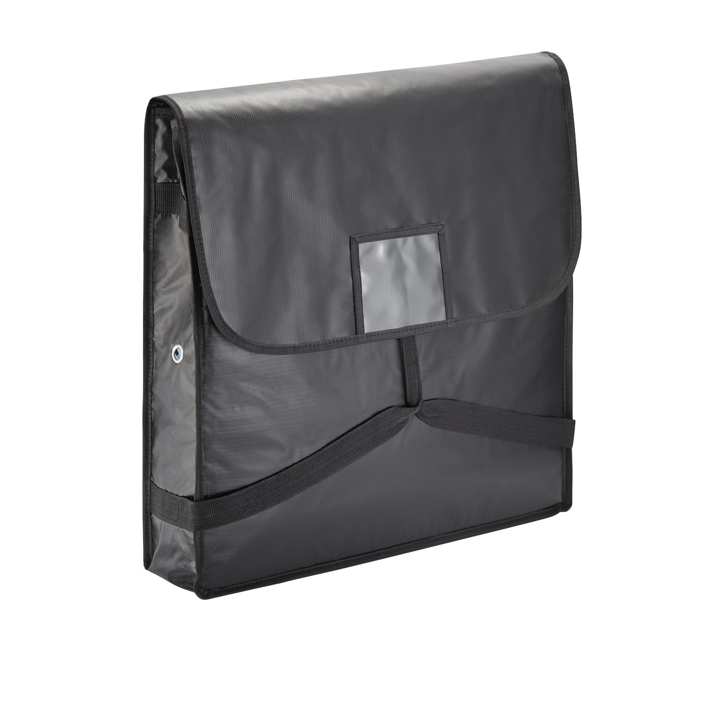 Isoliertasche, für 2 Pizzen, 58 x 58 x 11 cm, schwarz, Kunststoff, Aluminium 