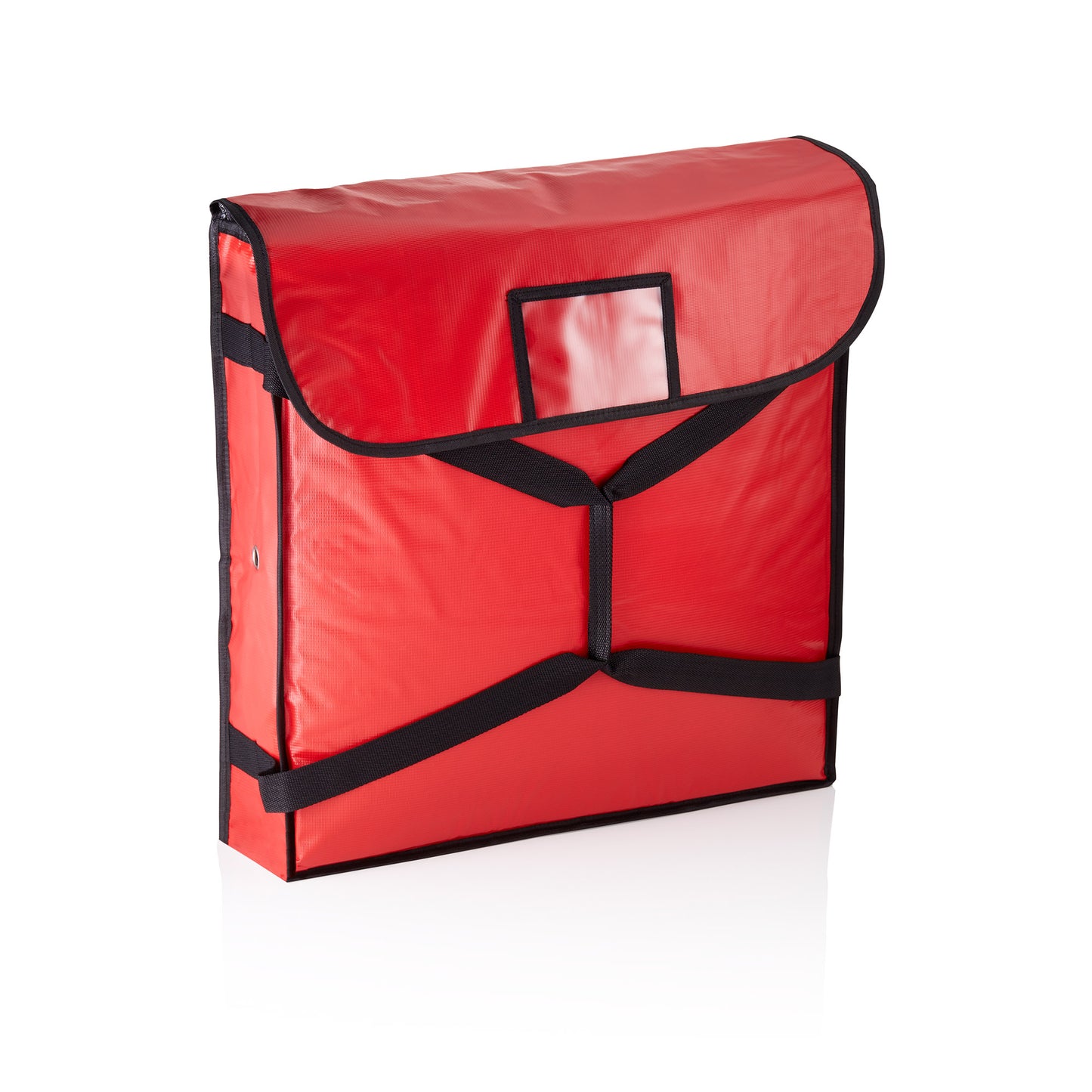 Isoliertasche für 2 Pizzen, 58 x 58 x 11 cm, rot, Kunststoff, Aluminium 
