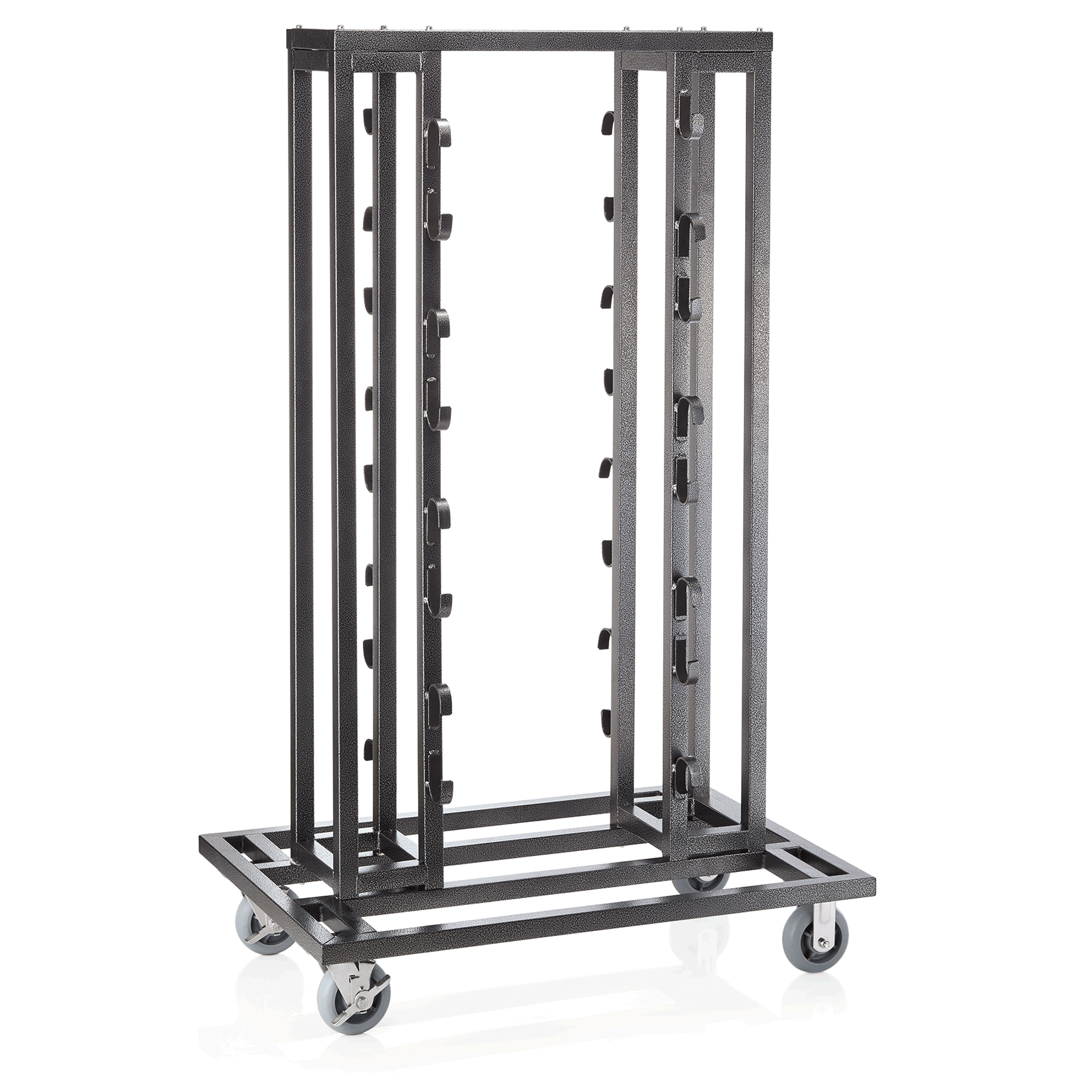 Transportwagen für Abgrenzungspfosten bis Ø 6 cm, 120 x 80 x 193 cm, Stahl 