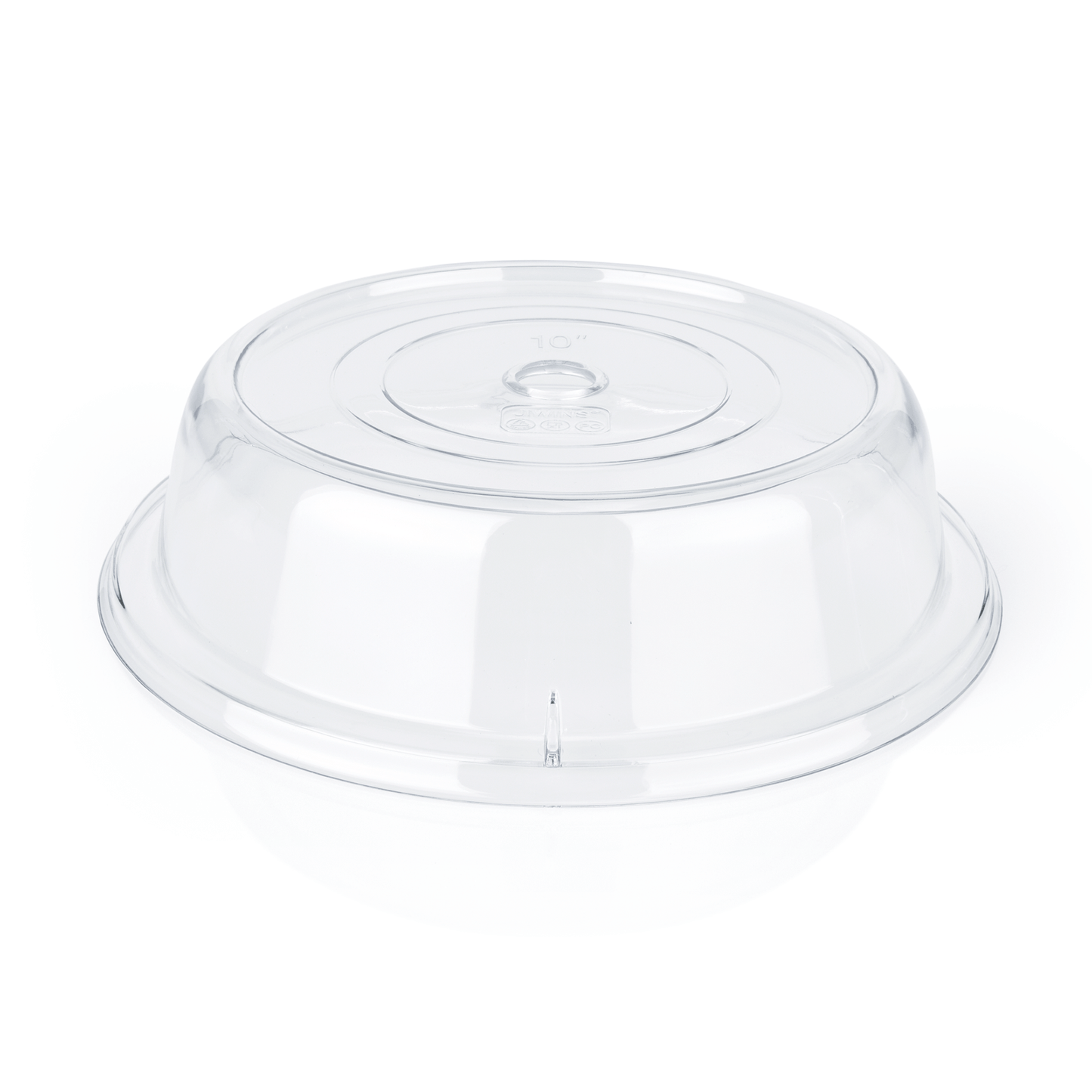 Tellerglocke mit Kondensöffnung, Ø 21,5 bis 26,5 cm, Polycarbonat