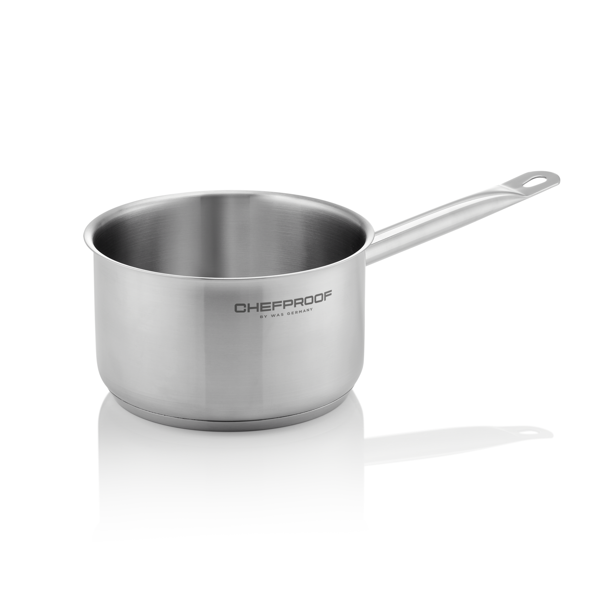 Stielkasserolle Chefproof, Ø 16 cm, 1,5 ltr., Chromnickelstahl 18/10 