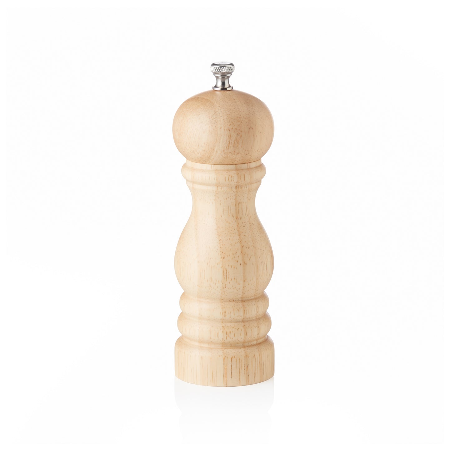 Salzmühle mit Keramikmahlwerk CLASSIC MILL, Höhe 15 cm, natur lackiert, Keramik, Holz 