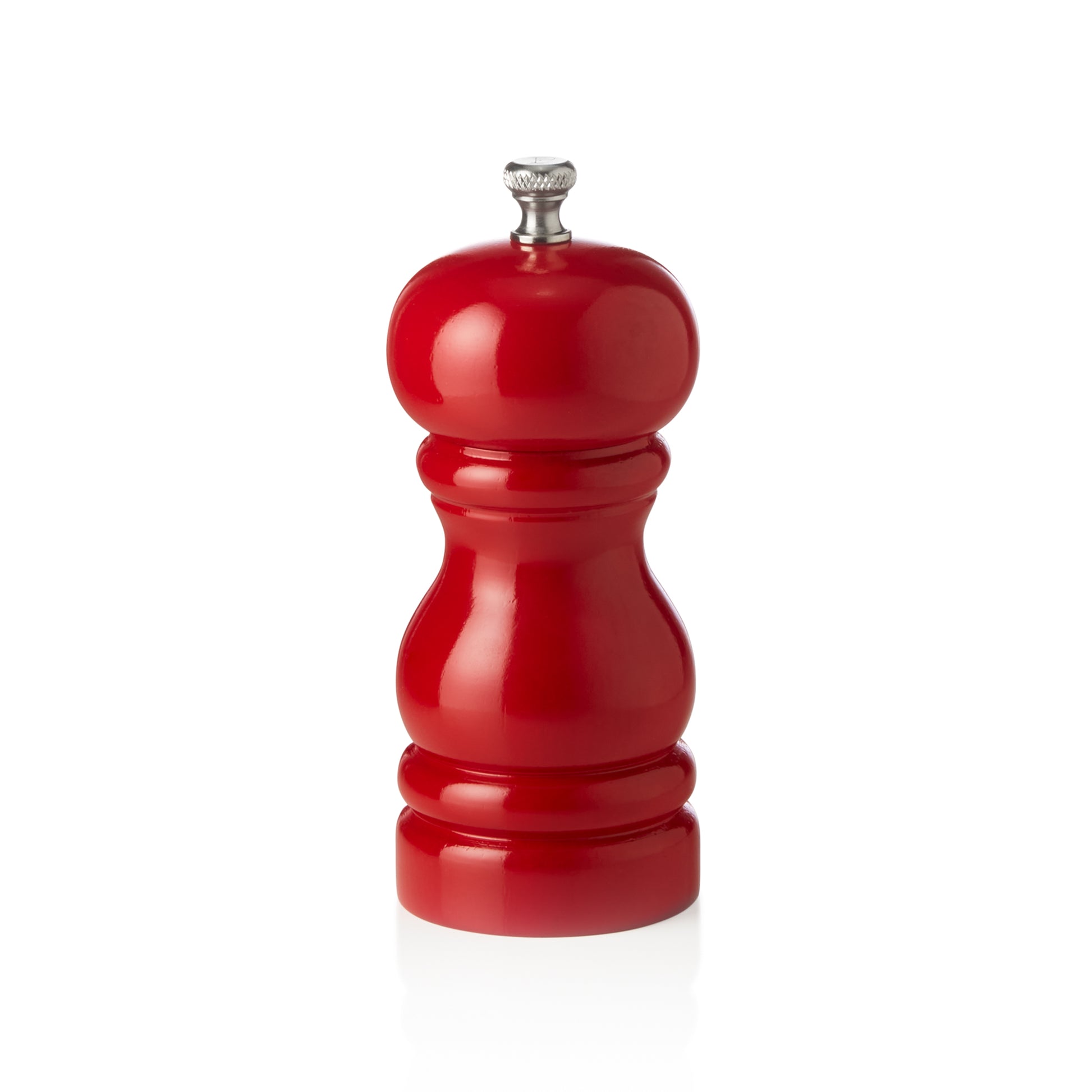 Pfeffermühle mit Keramikmahlwerk CLASSIC MILL, Höhe 11 cm, rot glänzend, Keramik, Holz 