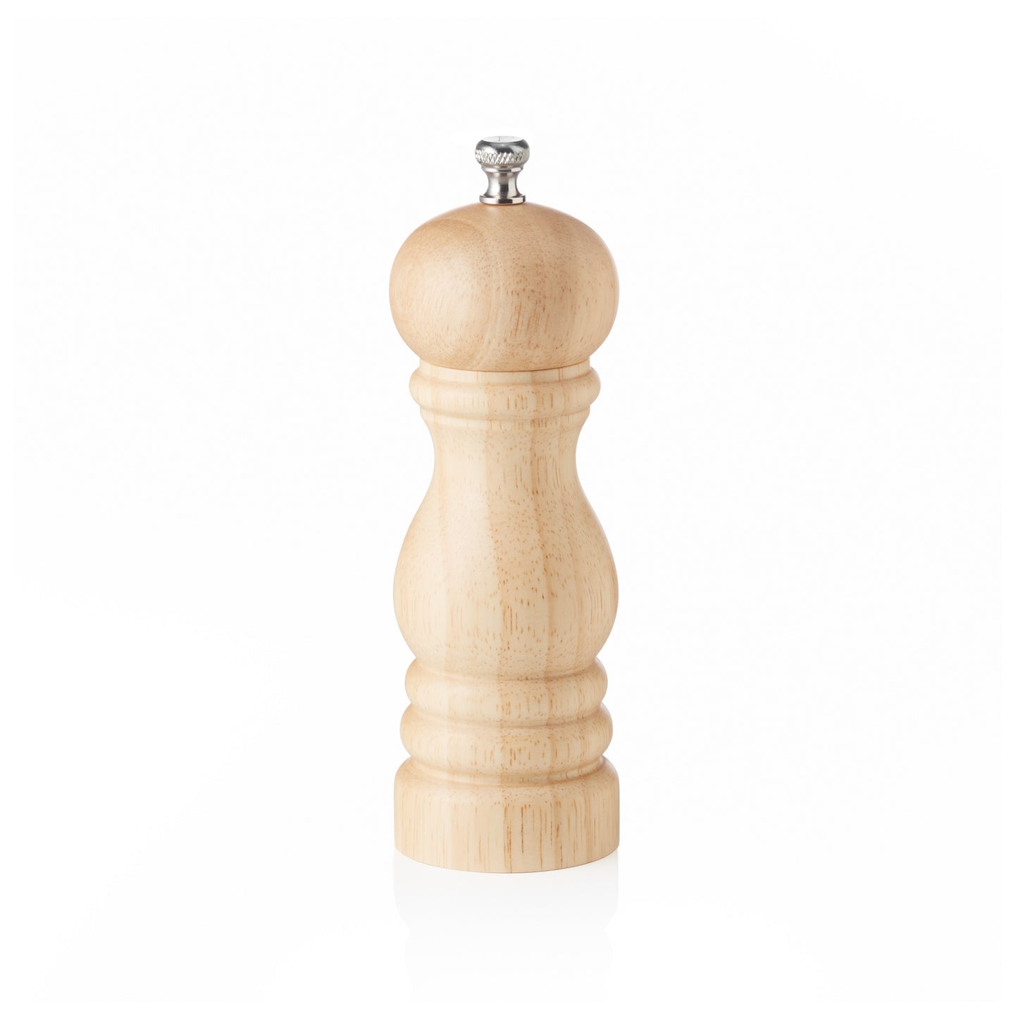 Pfeffermühle mit Keramikmahlwerk CLASSIC MILL, Höhe 15 cm, natur lackiert, Keramik, Holz 