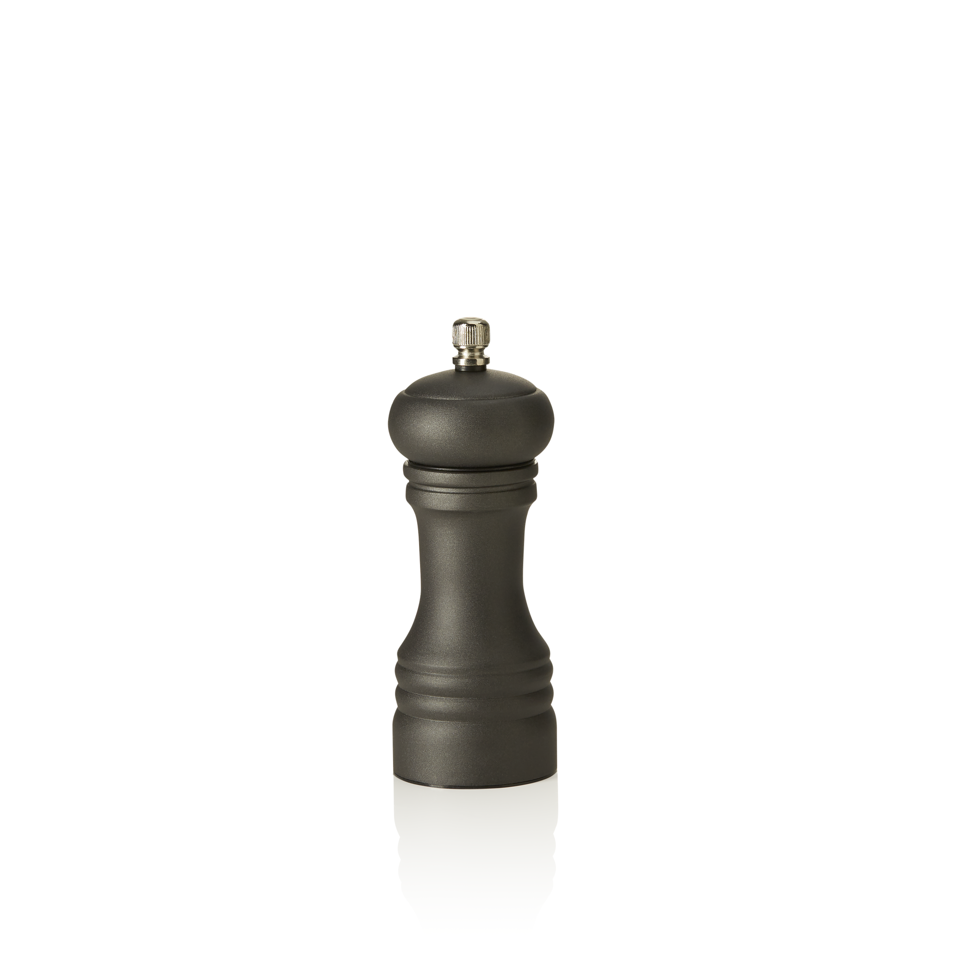 Salzmühle Metal mit Edelstahl-Mahlwerk, Höhe 15 cm, Edelstahl 