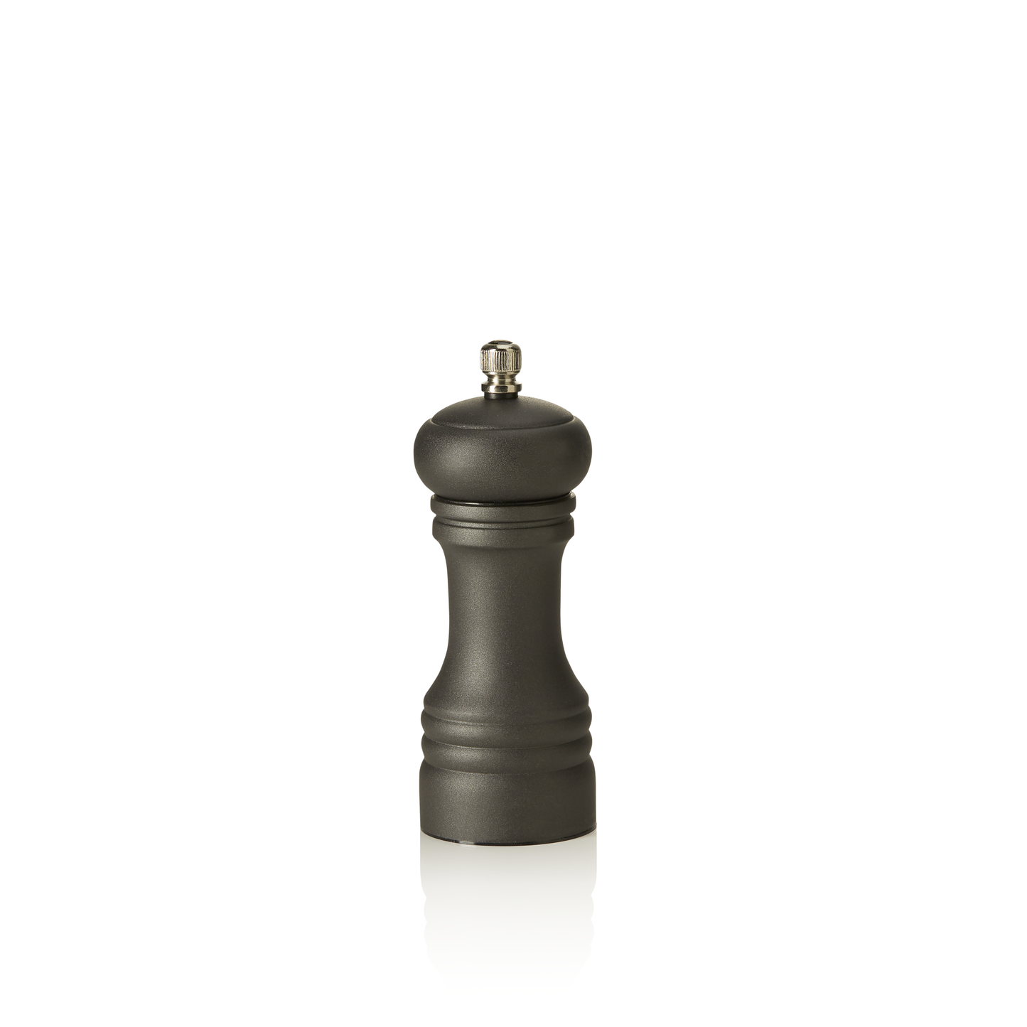 Pfeffermühle Metal mit Carbonstahl-Mahlwerk, Höhe 15 cm, Carbonstahl, Edelstahl 