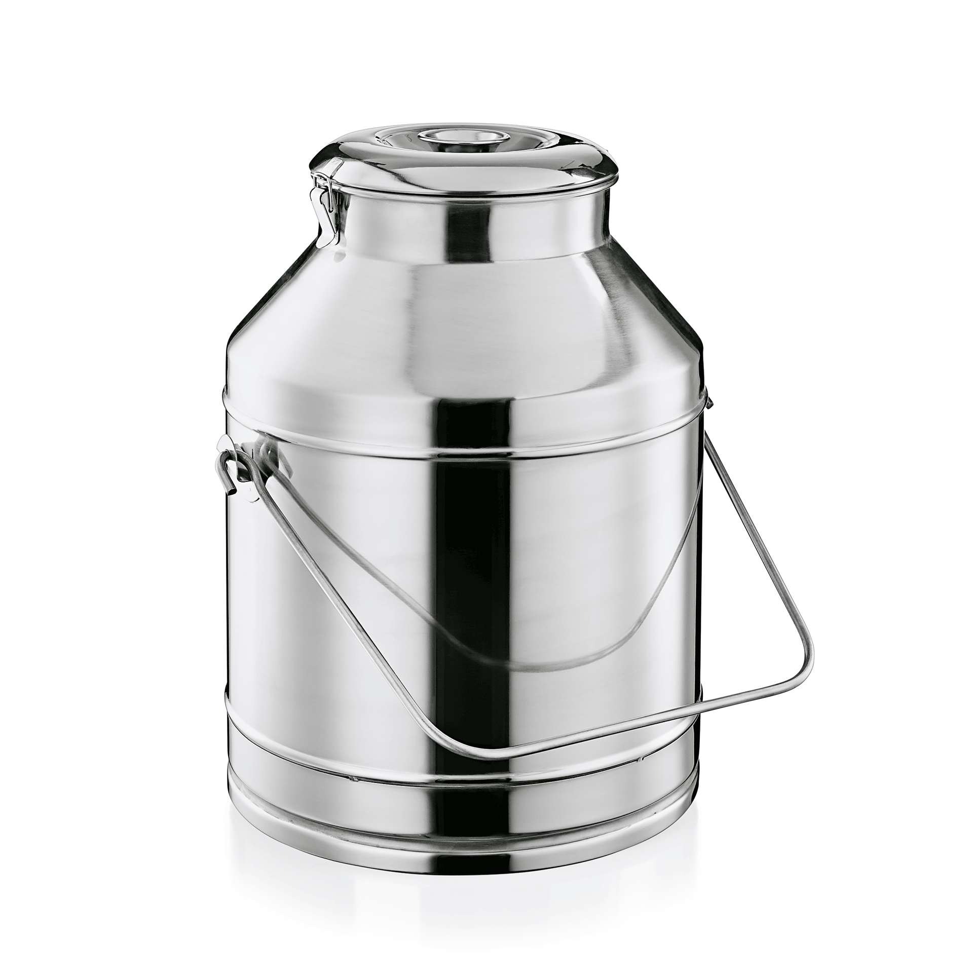 Transportkanne mit Tragebügel, 25 ltr., Ø 33,5 cm, Chromnickelstahl 
