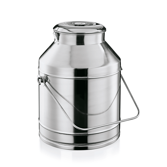 Transportkanne mit Tragebügel, 25 ltr., Ø 33,5 cm, Chromnickelstahl 