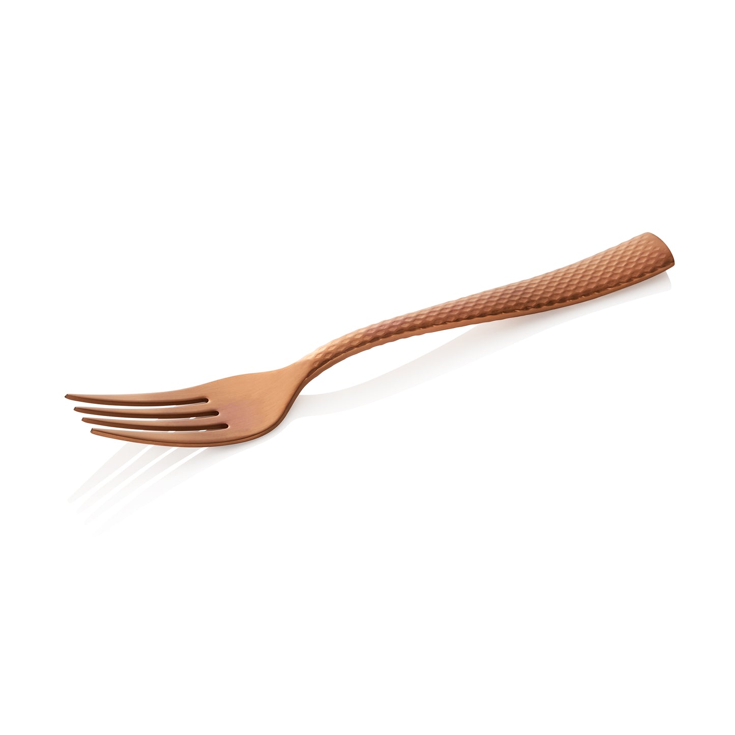 Menügabel ONYX BLUSH, 20,5 cm, strukturierte Oberfläche, PVD-Beschichtung roségold, Set á 12 Stück,  Chromnickelstahl 18/10