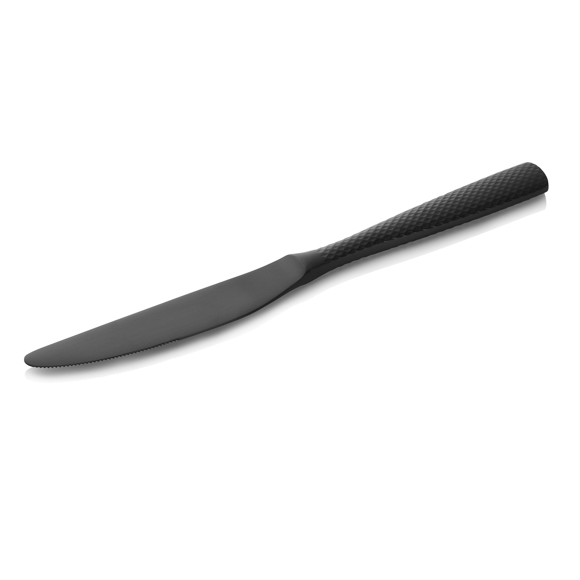 Menümesser ONYX SHADOW, 23, 5strukturierte Oberfläche, PVD-Beschichtung schwarz, Set á 12 Stück, Chromstahl 13/0