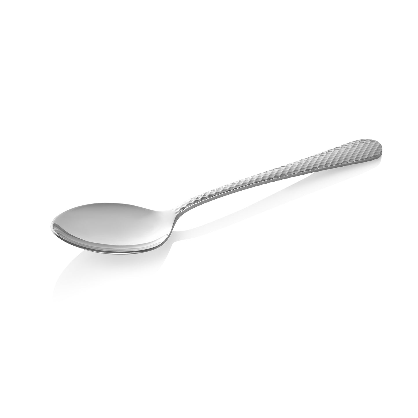 Menülöffel CELESTE,21 cm, mit strukturierter Oberfläche Set á 12 Stück, Chromstahl 18/0 