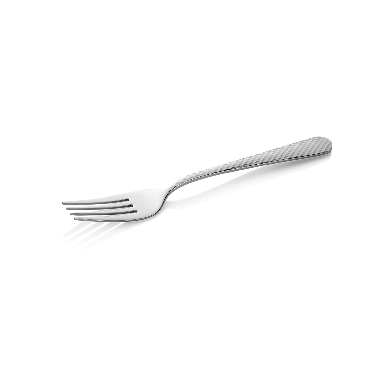 Dessertgabel CELESTE, 18,5 cm, mit strukturierter Oberfläche Set á 12 Stück, Chromstahl 18/0 