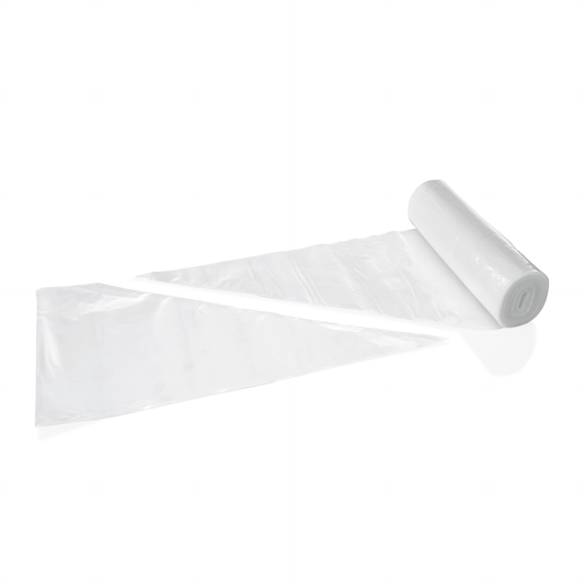 Spritzbeutel Set, transparent, 100er Rolle, Polyethylen 