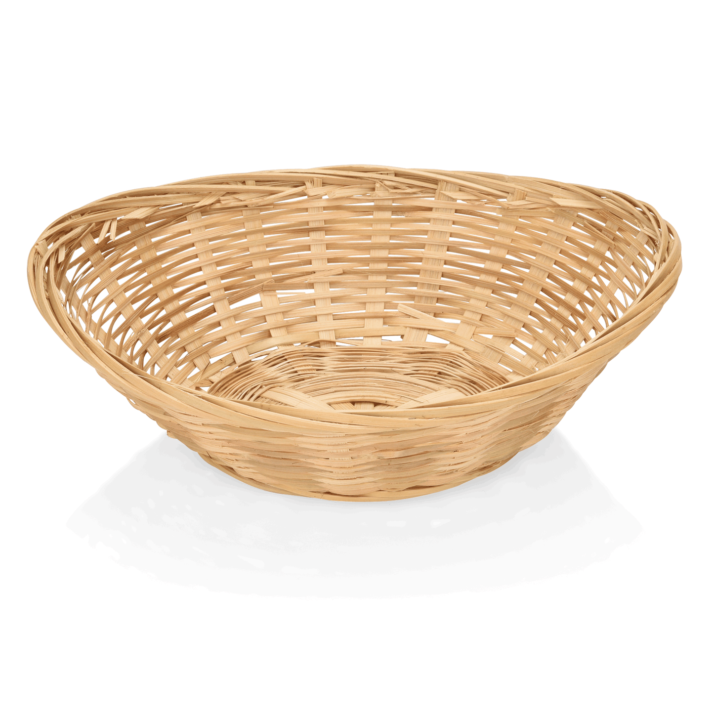 Tischkorb Set, 27 x 21 x 8 cm, Höhe 8 cm, Set á 12 Stück, Holz 