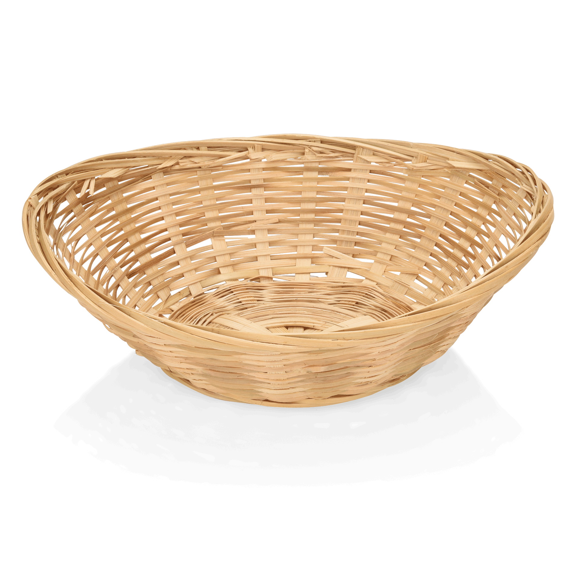 Tischkorb Set, 27 x 21 x 8 cm, Höhe 8 cm, Set á 12 Stück, Holz 