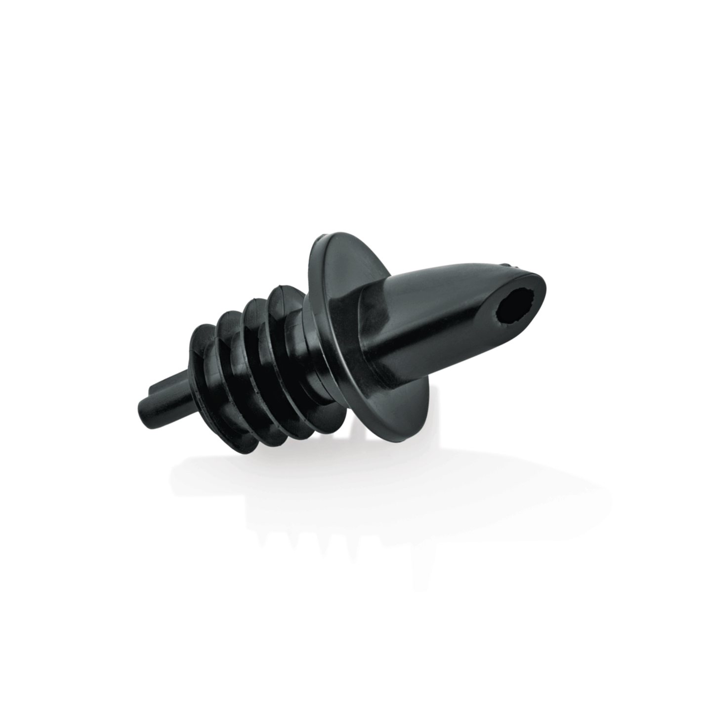 Ausgießer Set, 7 cm, Set á 12 Stück, schwarz, Kunststoff 