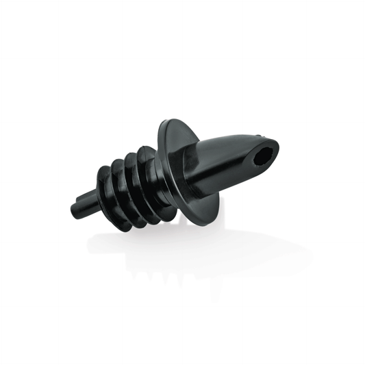 Ausgießer Set, 7 cm, Set á 12 Stück, schwarz, Kunststoff 