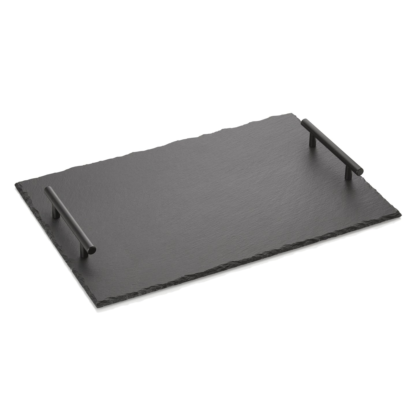 Naturschieferplatte mit Griffen SLATE LINE, 45 x 30 cm, Naturschiefer 
