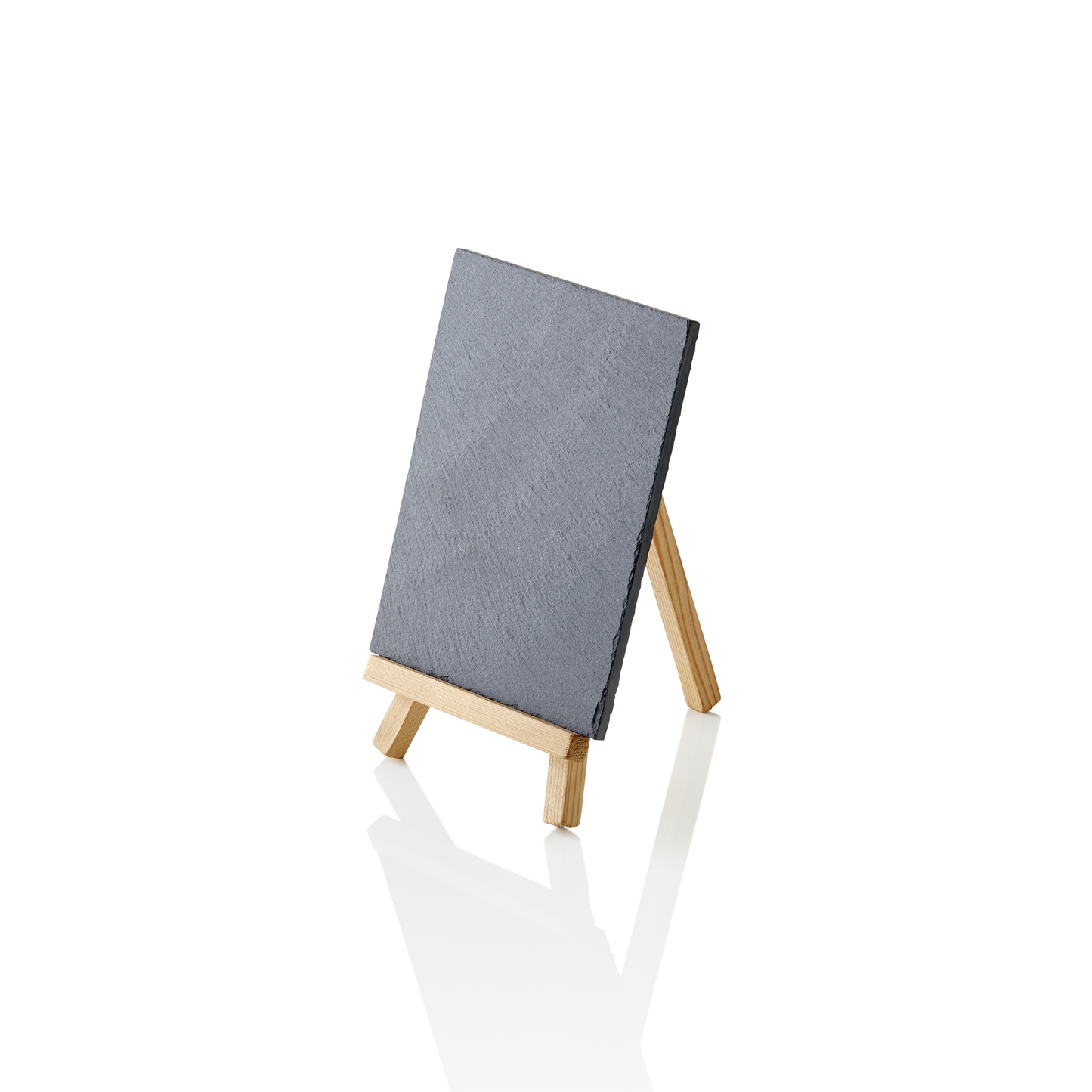 Naturschiefertafel SLATE LINE, 12,5 x 10 cm, Naturschiefer, Holz 