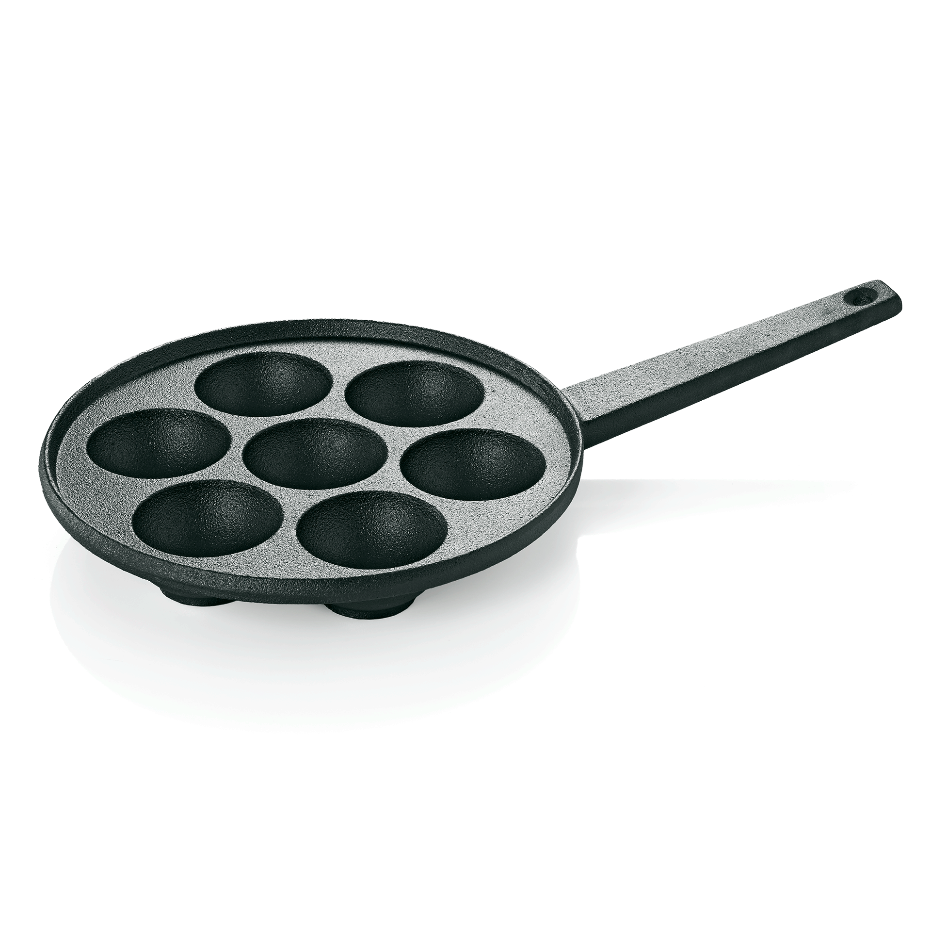 Poffertjespfanne, Ø 20,5 cm für 7 Poffertjes, Gusseisen 