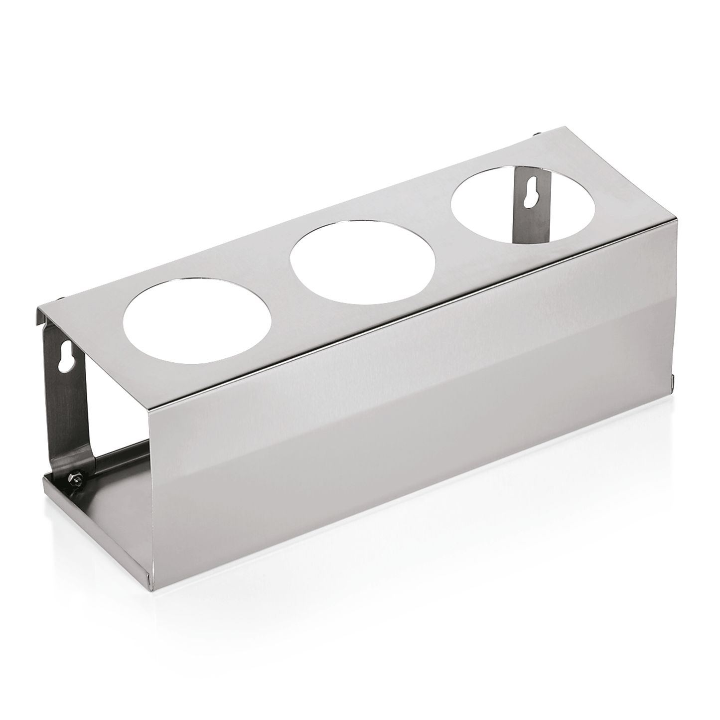 Quetschflaschenhalter für 3 Flaschen, 32,5 x 11 x 12 cm, Chromnickelstahl 