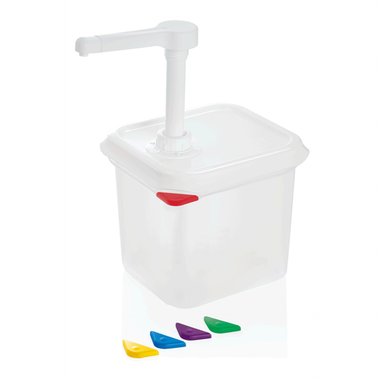 GN Saucenspender 1/6, 2,6 ltr., Höhe 150mm, Polypropylen 