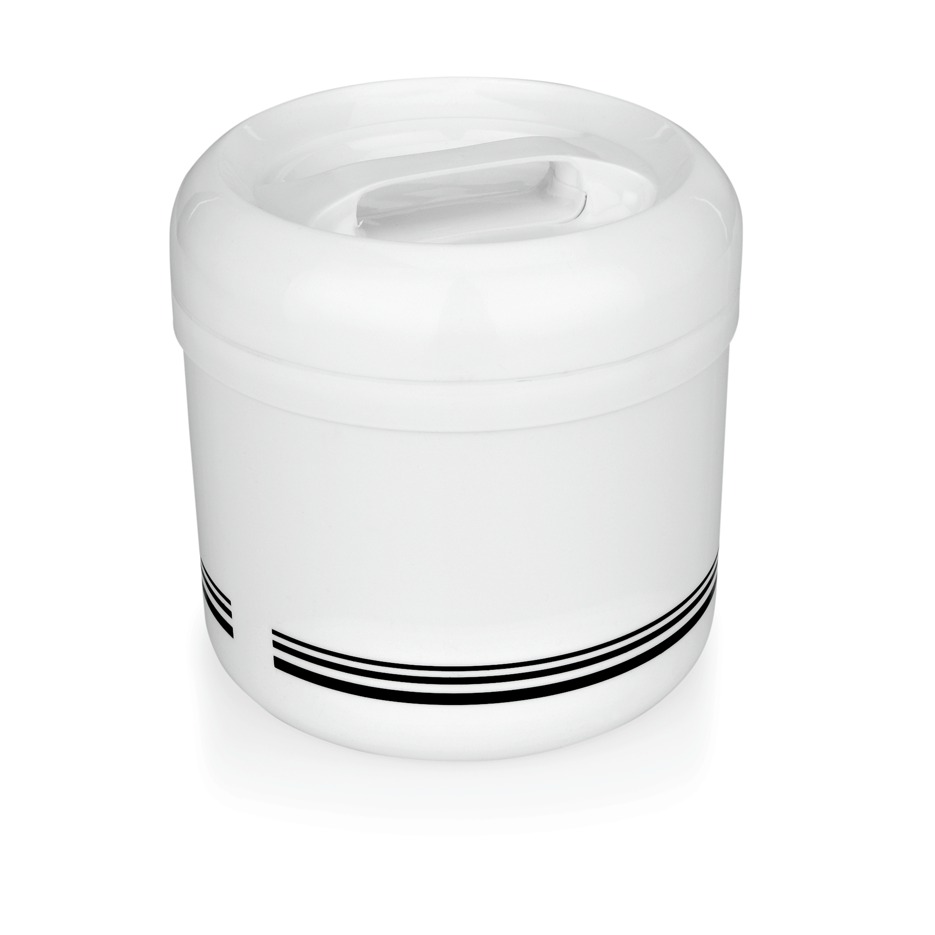 Eisbox, Ø 21 cm, Höhe 22 cm, 4 ltr., doppelwandig, weiß, Polypropylen 