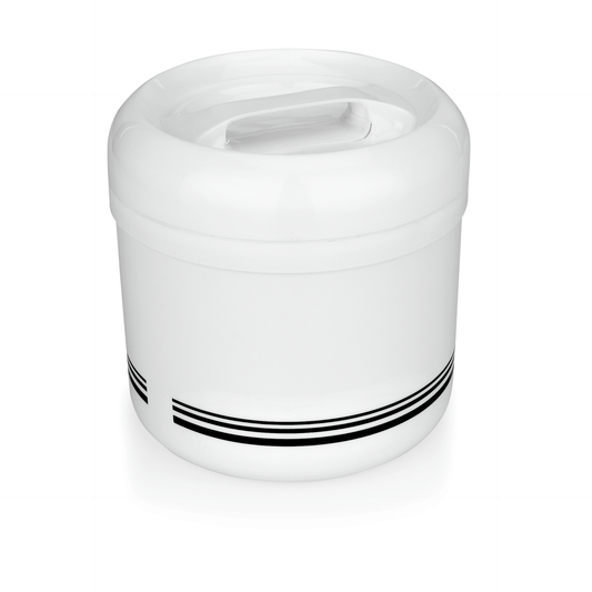 Eisbox, Ø 21 cm, Höhe 22 cm, 4 ltr., doppelwandig, weiß, Polypropylen 