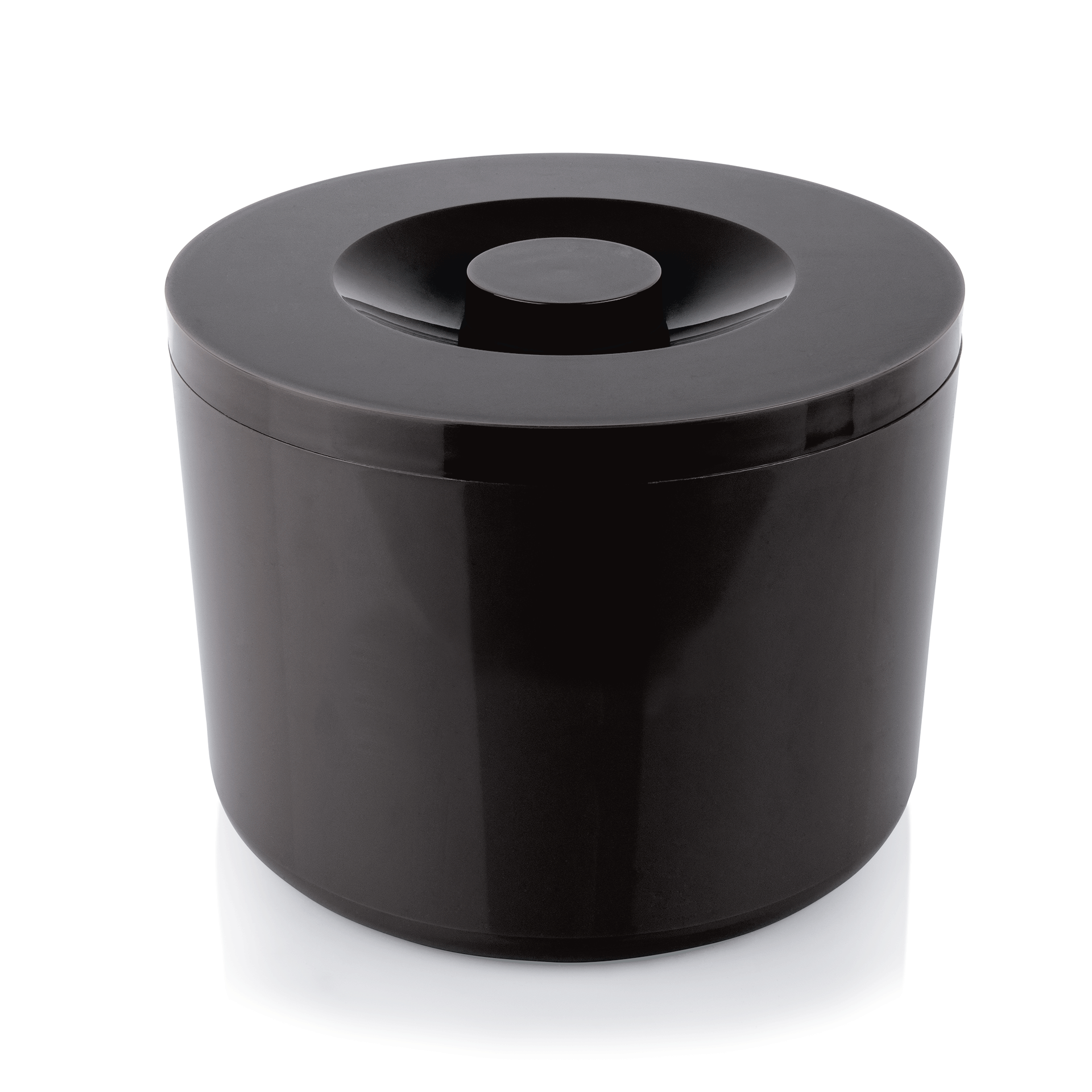Eisbox, Ø 29 cm, Höhe 22 cm, 10 ltr., doppelwandig, schwarz, Polypropylen 