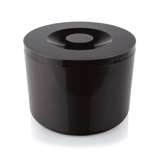 Eisbox, Ø 29 cm, Höhe 22 cm, 10 ltr., doppelwandig, schwarz, Polypropylen 