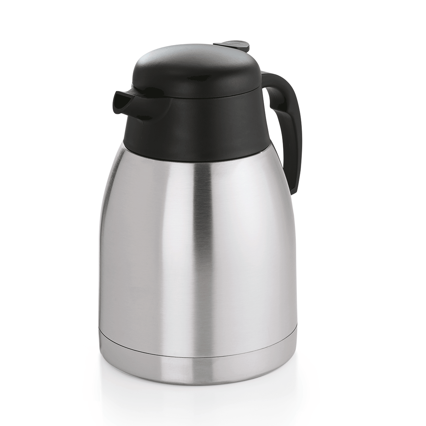 Isolierkanne, 1,5 ltr., Ø 14 cm, Höhe 22 cm, doppelwandig, Chromnickelstahl 