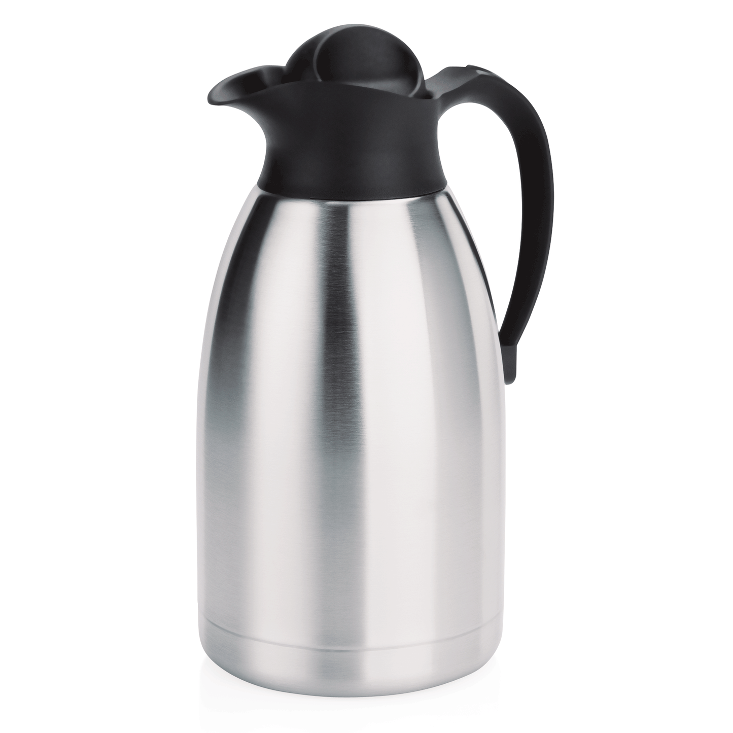 Isolierkanne, 2 ltr., Ø 13 cm, Höhe 28 cm, doppelwandig, Chromnickelstahl 