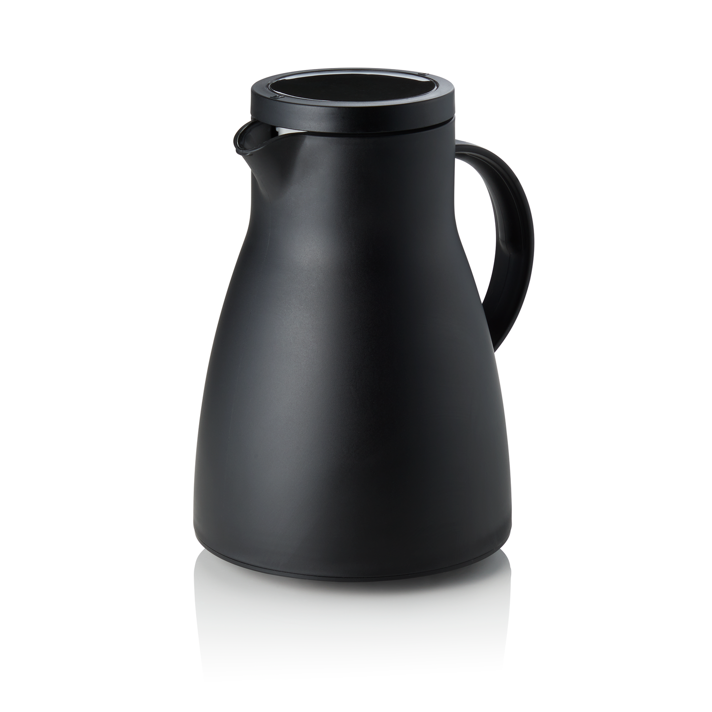 Isolierkanne, 1 ltr., Ø 14,5 cm, Höhe 22 cm, schwarz, Polypropylen 
