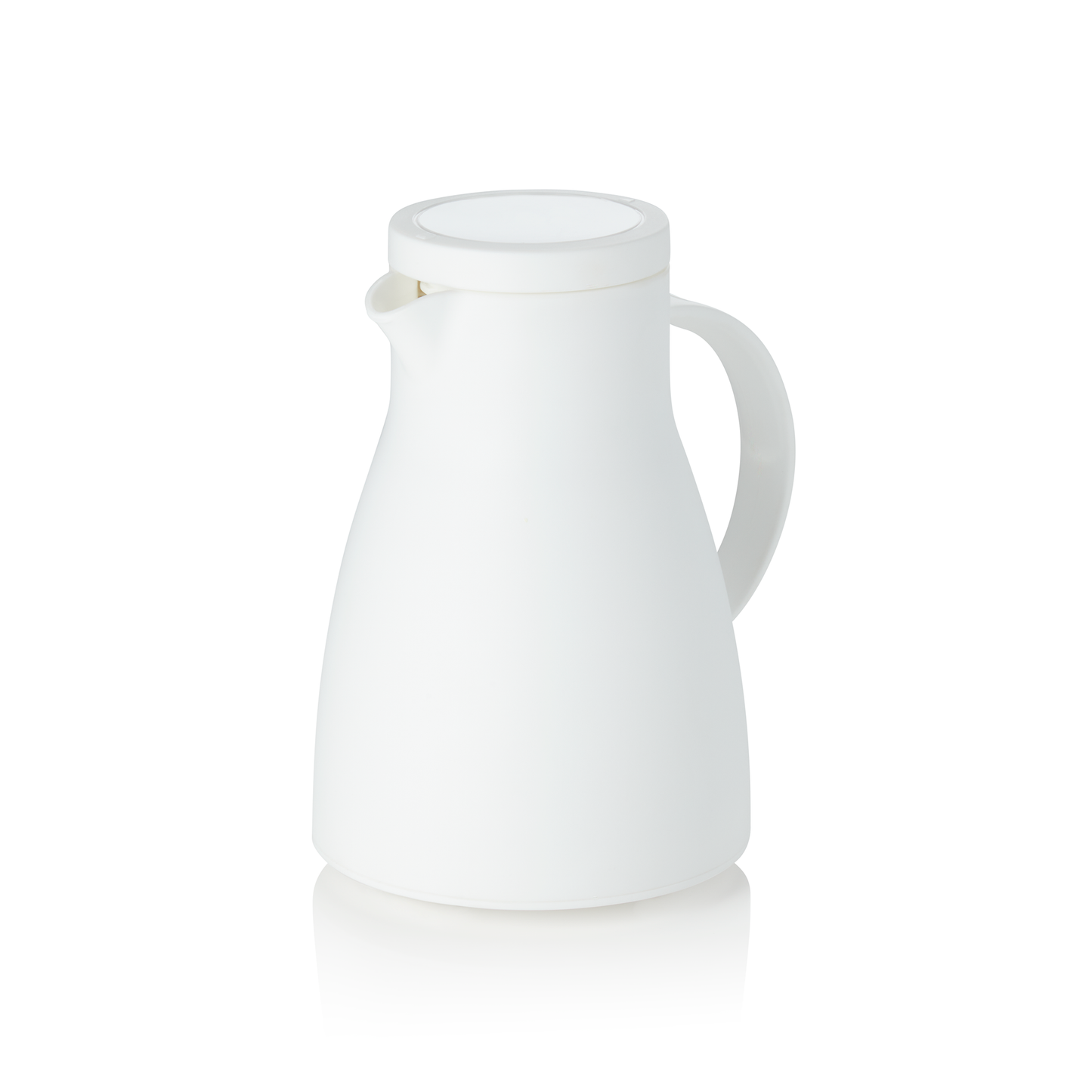 Isolierkanne, 0,7 ltr., Ø 12,5 cm, Höhe 19,5 cm, weiß, Polypropylen 