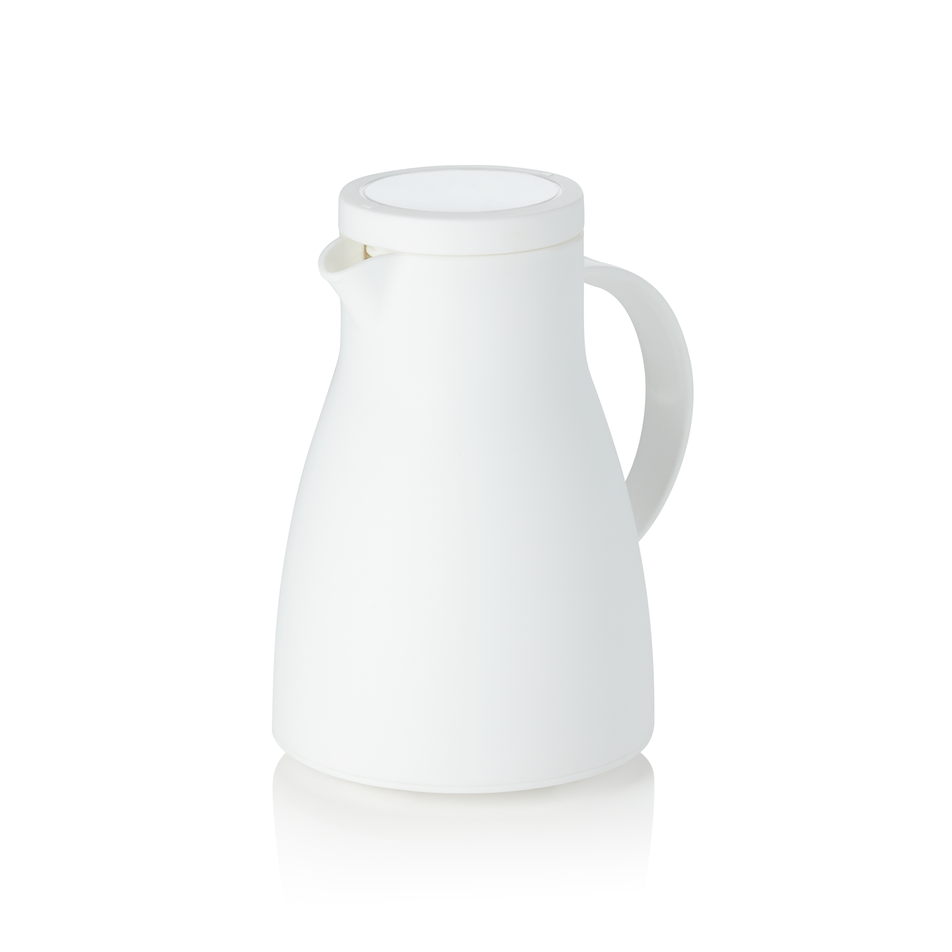 Isolierkanne, 0,7 ltr., Ø 12,5 cm, Höhe 19,5 cm, weiß, Polypropylen 